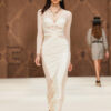Vestido Red Carpet cut out de tul