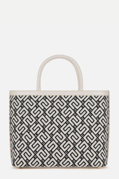 Bolso shopper mediano con estampado de logotipo